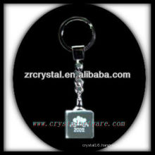 laser etched crystal keychain and blank crystal G060